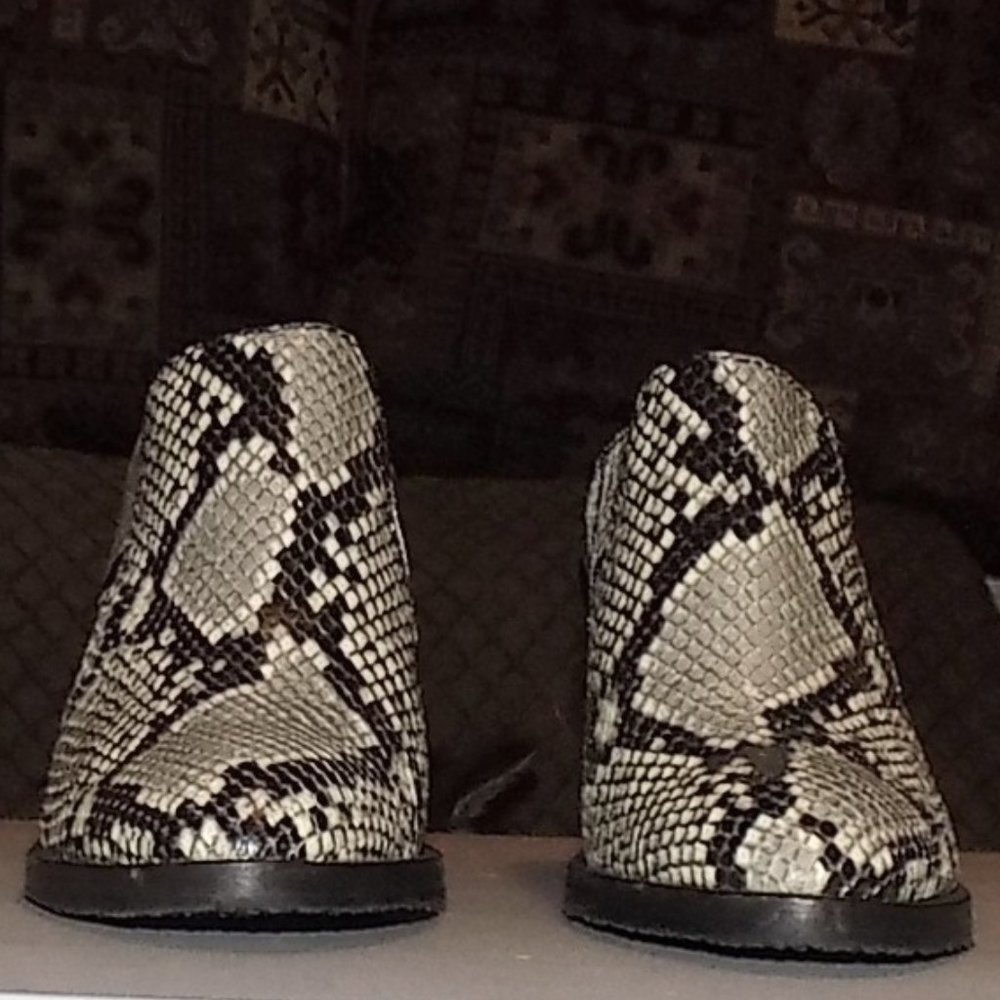 New Aquatalia Libby Python Snake Embossed Leather… - image 6